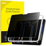 JETech Privacy Screen Protector for iPad Pro 13-Inch M4 (2024) with Easy Installation Tool, Anti-Spy Tempered Glass Film, 1-Pack