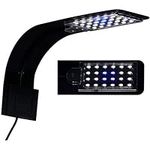 Seven Master Aquarium Clip-On LED Light Clamp Fish Tank Light (Black)