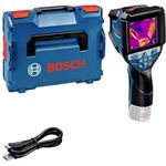 Bosch Professional Measurement 12V System Thermal Camera GTC 600 C (Without Battery and Charger, w/app Function, Temperature Range: -20°C to +600°C, Resolution: 256 x 192px, in L-Boxx)