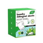 Soulink Laundry Detergent Sheets Unscented 240 Loads, Eco Friendly Detergent Sheets for Travel & Home - No Plastic Jug Liquidless Soap Strips, Plant-based, Hypoallergenic. Safe for Sensitive Skin