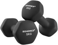 SONGMICS Set of 2 Dumbbells Weight 