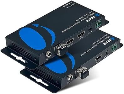 OREI 4K HDMI Over Fiber Optic Extender up to 10Km with Audio Extraction and Bi-Directional IR - RS-232 (UHD-FO10-K)