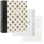 Jot & Mark Recipe Binder 3 Ring Organizer with Dividers Full Page, Plastic Page Protectors and Recipe Cards