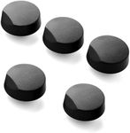 Upgraded 5 Pcs 82977 82974 Cooktop Knob Replacement for Dacor Stove Parts, SGM365 DE81-08738A Stove Knobs for Dacor Range Parts Burner Control Knobs DE81-10313A Black Plastic Gas Stove Top Knobs