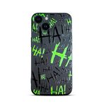 SIMPLYMDRN Slim for iPhone 15 Case - Joker Haha Design - Cool Case for Men - Superhero Villain Designer Cover - Slim and Flexible (Jok3ster Slim Green)