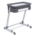 Beautyrest Deluxe By the Bed Bassinet, Grey Tweed