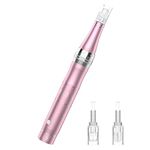 Dermapen Microneedling Pen, PELCAS Professional Cordless Derma Pen Electric Micro Needling Pen Adjustable Speeds with 12pins 36pins Nano Replacement Cartridges