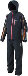 Gamakatsu GM3681 Light Rain Suit, Black, L