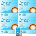 4 x Cold Sore Cream 5% Aciclovir, Fast Acting Treatment for Cold Sores and Mouth Ulcers, Includes JJH Guide, 4 Packs x 2g