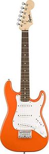 Fender Squier by Fender "Mini" Strat Beginner Electric Guitar, Rosewood Fingerboard - Metallic Orange - Amazon Exclusive Color