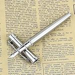 HPiano High precision silver fountain pen with Box, 13.5 cm, set for executives, classic, ink converter, Gift Boxed, Executive Fountain Pens, Luxury Collection, Business Pen, Calligraphy