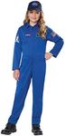 Kids Blue Jumpsuit Costume NASA Small