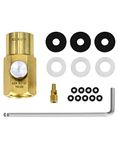 QWORK® CO2 Refill Adapter Kit, Gas Refill CO2 Refill Adapter Connector Kit for W21.8-14 Valve of CO2 Tank