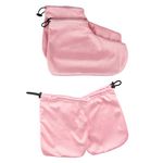 Minkissy Hand Feet Care Treatment Mitts,Spa Feet Cover Paraffin Wax Bath Hand Feet Care Treatment Set for Ladies Women