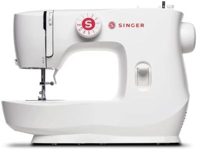 SINGER MX60 Lightweight & Portable Sewing Machine with Accessory Kit & Foot Pedal | 57 Stitch Applications, LED Light & 1-step Buttonhole | Great for Crafts & Mending