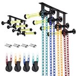 AW 4 Roller Backdrop Support System Wall Ceiling Mount Studio Live Stream Game Video Background Holder Kit