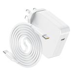 MacBook Pro charger,100W USB C Power Adapter for MacBook Pro 16, 15, 14, 13 Inch 2016-2022,MacBook Air, iPad Pro/Air,Lenovo,HP,Huawei,Dell,ASUS,Google,Samsung,Acer,Switch,Xiaomi,with USB C to C Cable