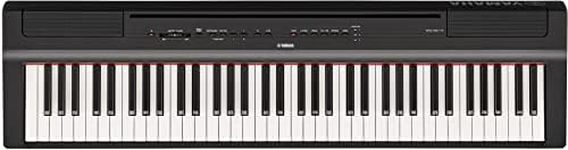 Yamaha P121 73-Key Weighted Action Compact Digital Piano, Black