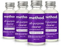 Method All-Purpose Cleaner Concentrates Refills, French Lavender, 4 Recyclable 1 fl oz Refills