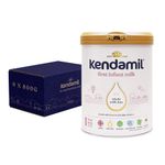 (6x800g) Kendamil First Infant Milk 6-Pack, Stage 1 from Birth – British Made, Whole Milk Formula – Vegetarian, No Palm Oil, No GMOs – with Omega 3 DHA, Omega 6 ARA and Prebiotics