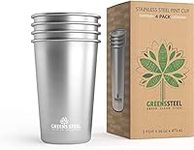 #1 Premium Stainless Steel Cups 16 