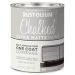 Rust-Oleum 285143 Ultra Matte Interior Chalked Paint 30 oz, Aged Gray