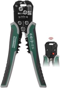 TESMEN TWS-322 Self Adjusting Wire Stripper with Non-Contact Voltage Detection, 4-in-1 Automatic Wire Stripper Tool, Universal Wire Cutters and Crimping Tool, for 10-24 AWG Electrical Wire