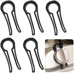 5 Pack Stove Knob Safety Locks, Baby Proof Oven Knobs Covers Lock for Child Safety(Black)