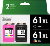 Valuetoner Remanufactured Ink Cartridges Replacement for HP 61XL 61 XL to Use with Envy 4500 Deskjet 1000 1056 1510 1512 1010 1055 OfficeJet 4630 Printer (1 Black, 1 Tri-Color, 2-Pack)