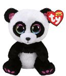 Ty UK Ltd 2005072 Paris Panda W/Horn - Beanie Boos Stuffed Animal, Multicoloured, 15cm