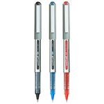 uni-ball Eye UB157 0.7mm Roller Ball Pen | Blue, Black & Red Ink, Pack of 3