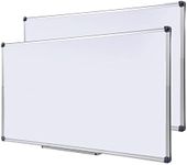 Dexboard Magnetic Whiteboard -2 Pack 72" x 40" Large Magnetic Dry Erase Board with Removable Marker Tray| Commercial Wall-Mounted Aluminum Message Presentation White Board for Home Office Classroom