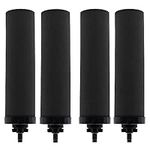 Renami 1 Micron Water Filter Replacement for Berkey® BB9-2 Black Purification Elements, Compatible with Berkey® Gravity Filter System, Pack of 4