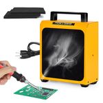 Solder Fume Extractor Solder Smoke Absorber Remover Smoke Prevention Absorber DIY Working Fan SolderingStation for Soldering Welding Repairing