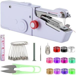 Handheld Sewing Machine, Mini Sew Machines Hand held, Portable Sewing-Machine Clearance Prime, Machine Hand-held Rechargeable（Not Include Batteries）