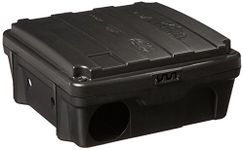 TOMCAT Versatile Rodent Bait Station - Black - 9X9x4"