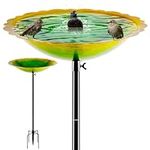 Fabulas Metal Bird Baths for Outdoo