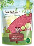 Food to Live Organic Cranberry Powder, 4 Pounds - Non-GMO, Unsulfured, Raw, Dried Fruit, Vegan, Bulk, Great for Juices, Smoothies, Yogurts, & Breakfast Drinks, Contains Maltodextrin, No Sulphites