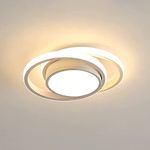 Comely Ceiling Lights, Modern LED Ceiling Lights 32W 2350LM, Warm White 3000K, Round Ceiling Lighting for Bedroom Hallway Balcony Corridor (Dia 28cm)