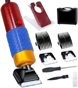 Tlokc Carpet Trimmer with Shearing Guide - Electric Tufting Rug Shears with Low Noise Vibration, 6-Speed Adjustable Rug Shaver Carving Clippers Tool for Tufting Rug Making, Trimming, Sculpting