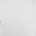 VEVOR Self Adhesive Vinyl Floor Tiles 12 x 12 inch, 50 Tiles 1.5mm Thick Peel & Stick, White Marble Texture DIY Flooring for Kitchen, Dining Room, Bedrooms & Bathrooms, Easy for Home Decor