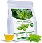 TEARELAE - Lemon Balm Tea Bag - 1.5g X 50 Count - Pure Natural Dried Lemon Balm Herb - Premium Lemon Balm Leaf for Calming and Digestion Support - Caffeine-free - Non-GMO