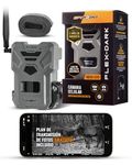 Spypoint FLEX-DARK Cellular Trail Camera, 40MP Photos, 1080p Video + Sound, No-Glow Game Camera, Hunting Night Vision, Motion Activated,30m Detection, No Wifi Needed Trail Cam