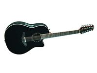 Ovation Standard Balladeer 2751AX 12-string Acoustic-electric Guitar, Black