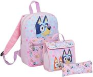 Girls Bluey Backpack Set 3 Piece Ba