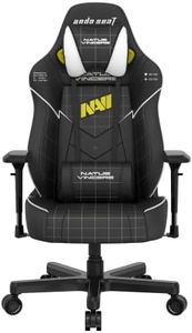 Anda Seat Navi Esports Pro Gaming Chair Black - Premium Ergonomic Office Desk Chairs Leather with Neck and Lumbar Back Support Pillow Gaming Seat - Gaming Chairs for Adults and Teenagers