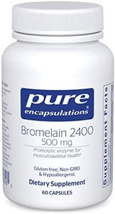Pure Encapsulations Bromelain 2400 500 mg - for Digestive Support & Musculoskeletal Health - Supports Joints & Muscle Recovery* - Proteolytic Enzymes - Vegan - 60 Capsules
