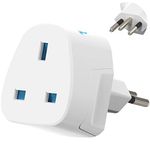 UK To Switzerland Plug Adapter | MyTravelPal® Switzerland Travel Adaptor | UK to Swiss Plug Adapter | Type J Swiss Plug Adapter UK