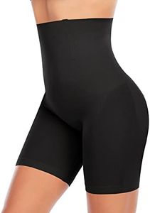 YARRCO Braga Faja Reductora Mujer Adelgazante Braguitas Moldeadoras Cintura Alta Invisible Sin Costuras Shapewear (#2 Negro,XXL)