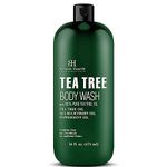 Botanic Hearth Tea Tree Body Wash Helps Nail Conditions Athletes Foot Ringworms Jock Itch & Body Odor Soothes Itching & Promotes Healthy Skin and Feet Naturally Scented 16fl oz